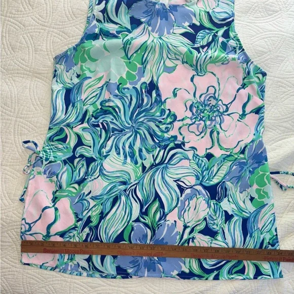Lilly Pulitzer XL Floral Sleeveless Top - Picture 4 of 6